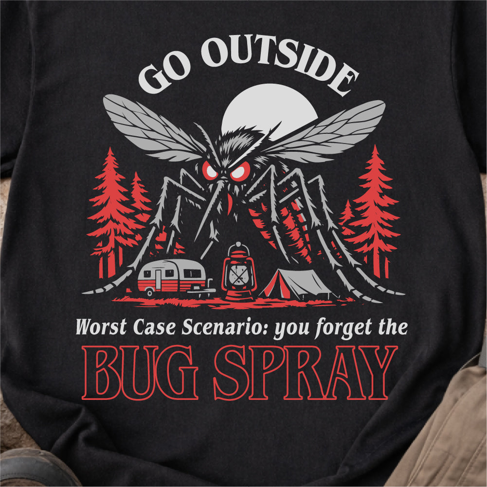 Go Outside Bug Spray Tshirt