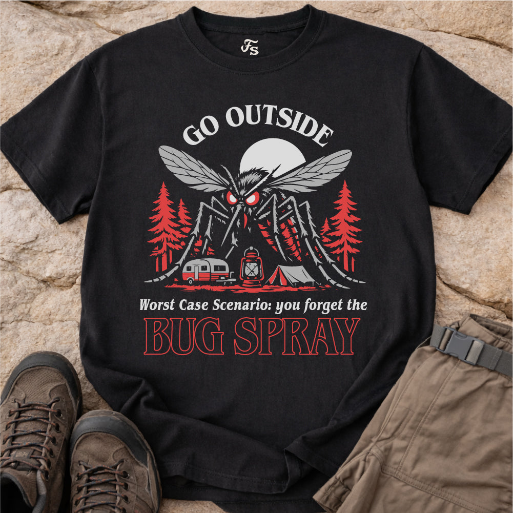 Go Outside Bug Spray Tshirt