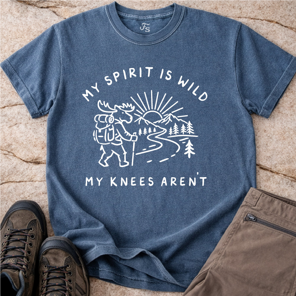 My Spirit Is Wild Moose Tshirt