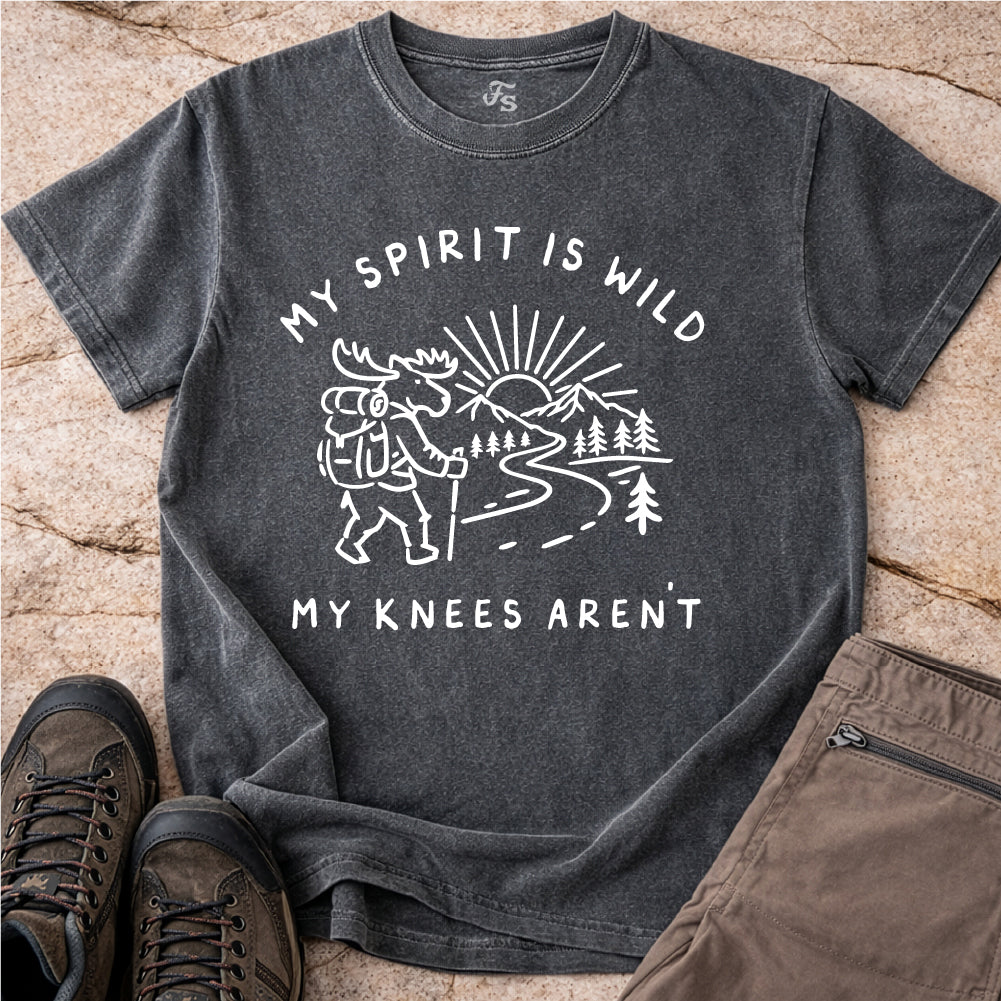 My Spirit Is Wild Moose Tshirt