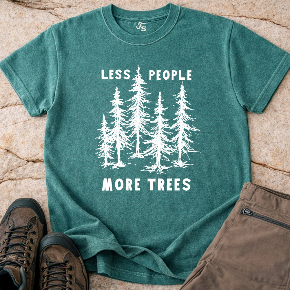 Less People More Trees Tshirt