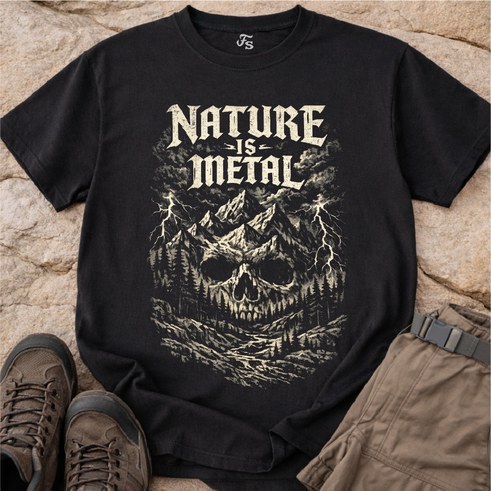 Nature Is Metal Tshirt