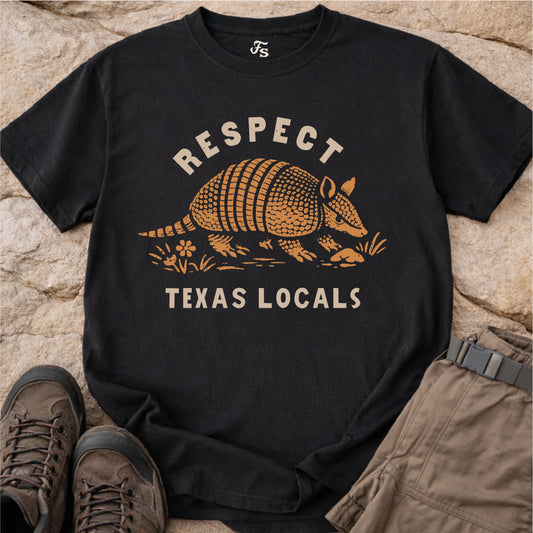 Texas Locals Armadillo Tshirt