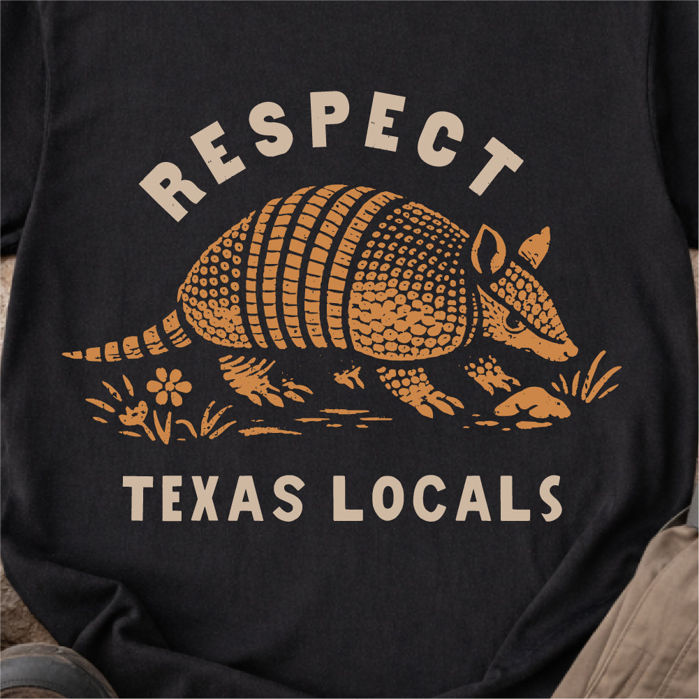 Texas Locals Armadillo Tshirt