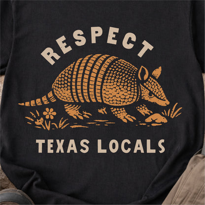 Texas Locals Armadillo Tshirt