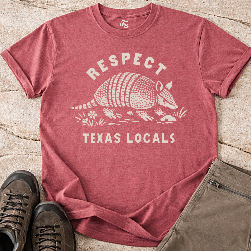 Texas Locals Armadillo Tshirt