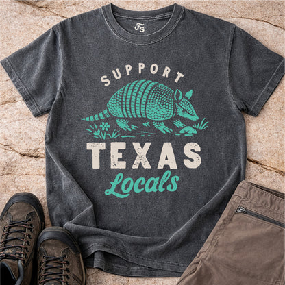 Texas Locals Armadillo Tshirt