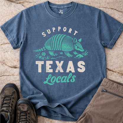 Texas Locals Armadillo Tshirt