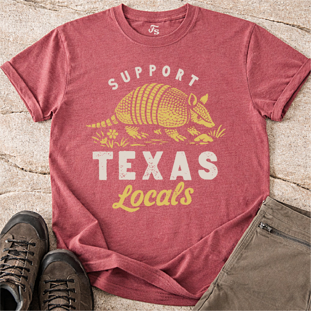 Texas Locals Armadillo Tshirt