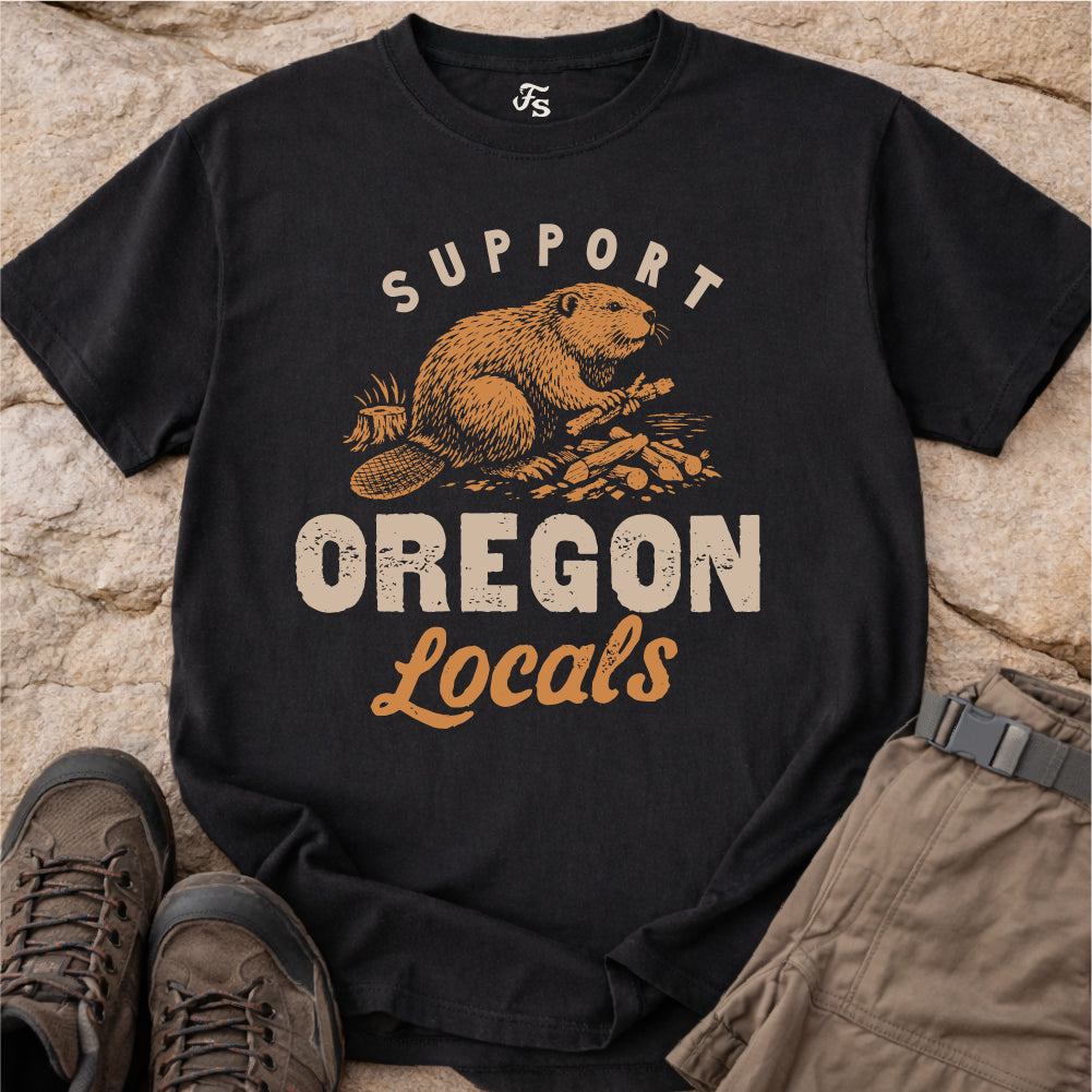 Oregon Locals Beaver Tshirt