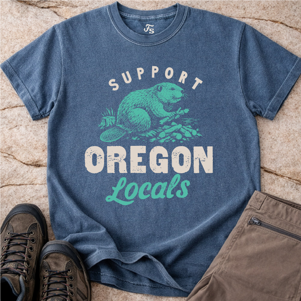 Oregon Locals Beaver Tshirt