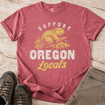 Oregon Locals Beaver Tshirt