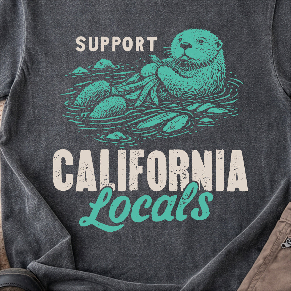 Support California Locals Otter Tshirt