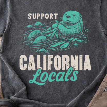 Support California Locals Otter Tshirt