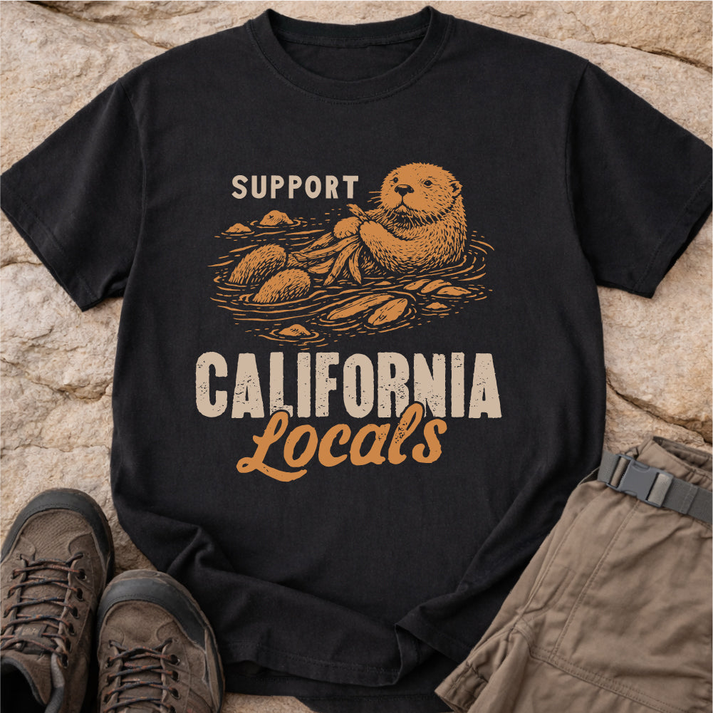 Support California Locals Otter Tshirt