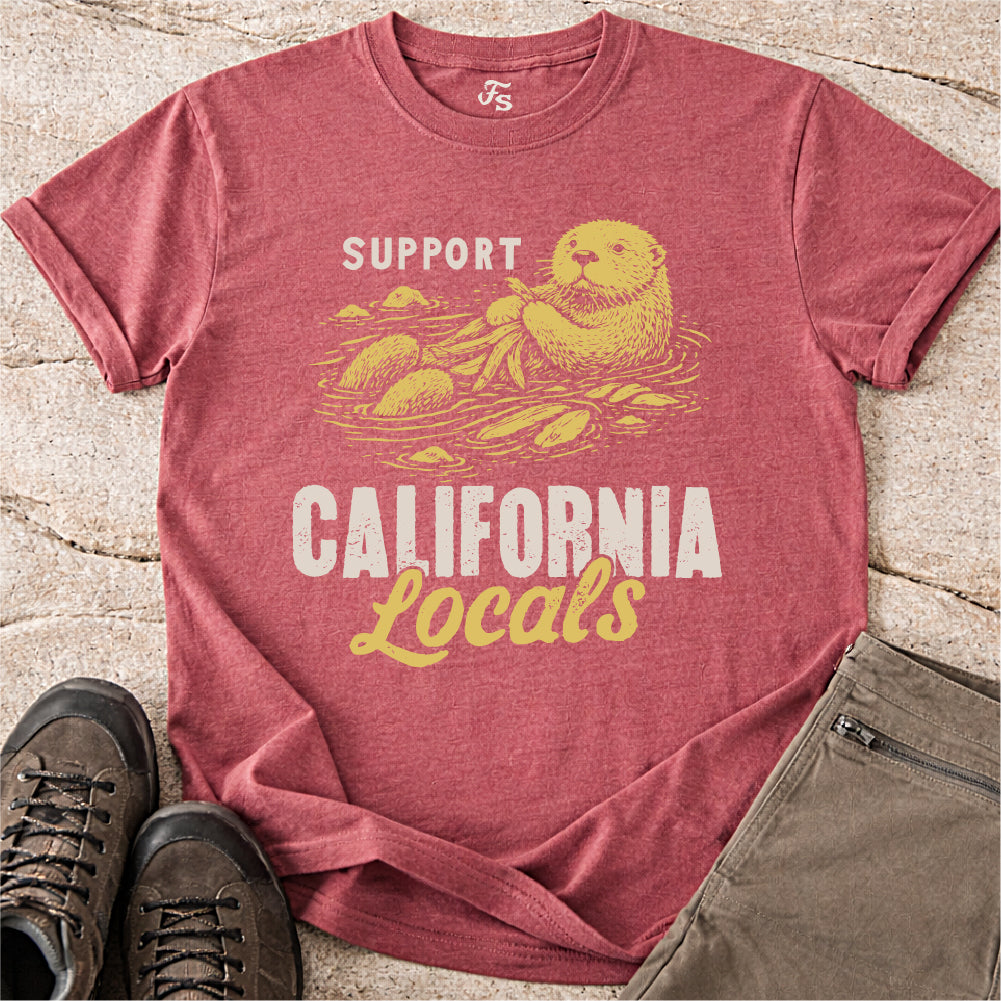 Support California Locals Otter Tshirt