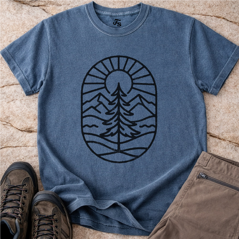 Pine Tree Mountain Tshirt