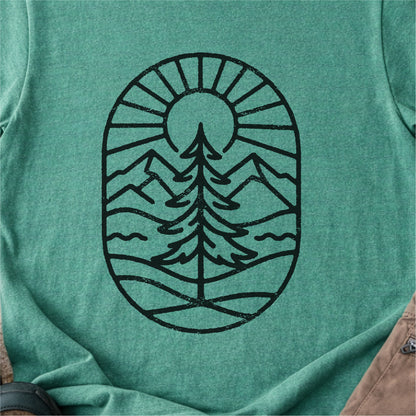 Pine Tree Mountain Tshirt