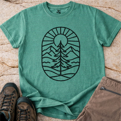 Pine Tree Mountain Tshirt