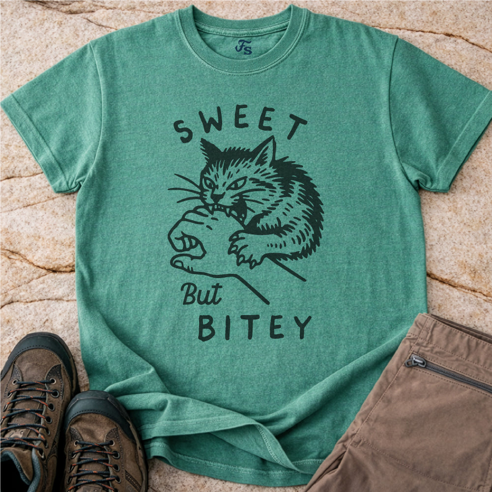 Sweet But Bitey Cat Tshirt