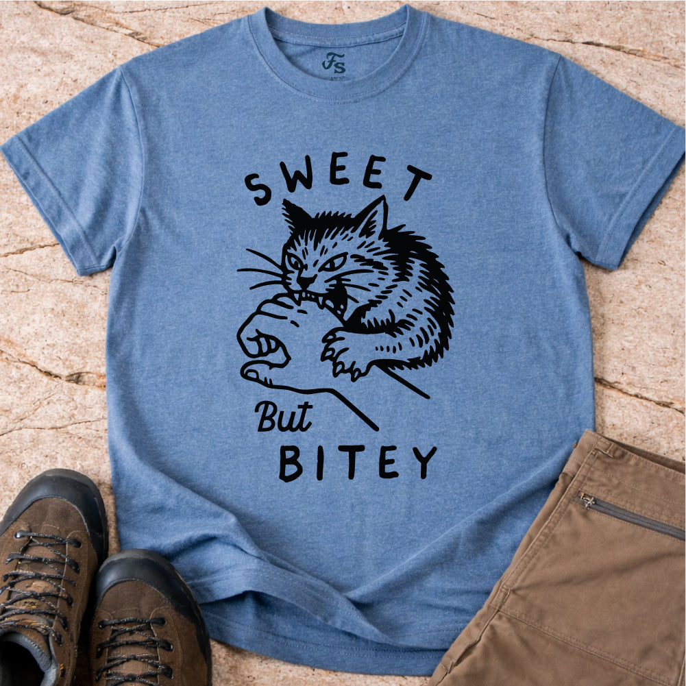 Sweet But Bitey Cat Tshirt