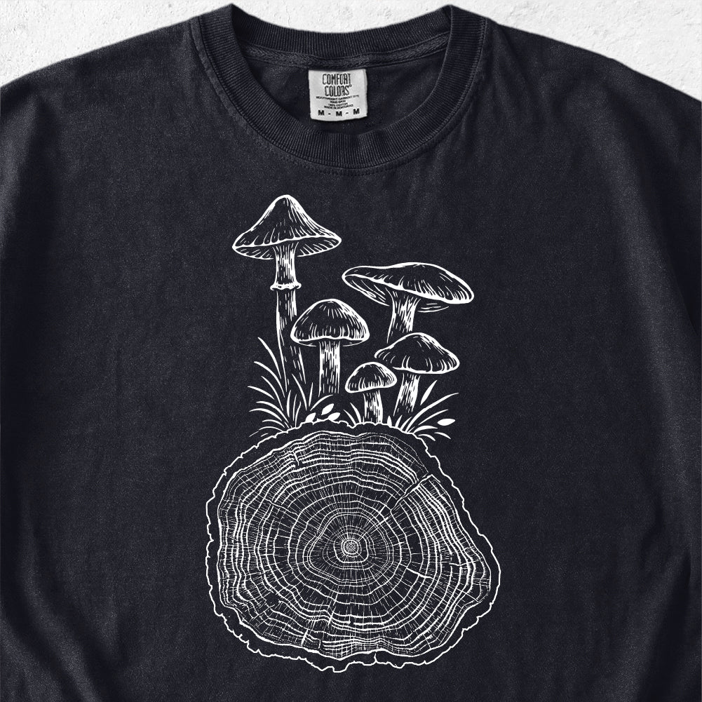 Mushroom Log Tshirt