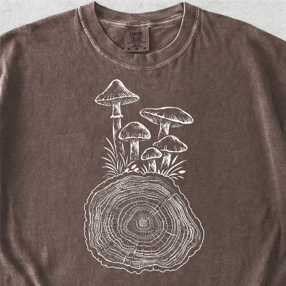 Mushroom Log Tshirt