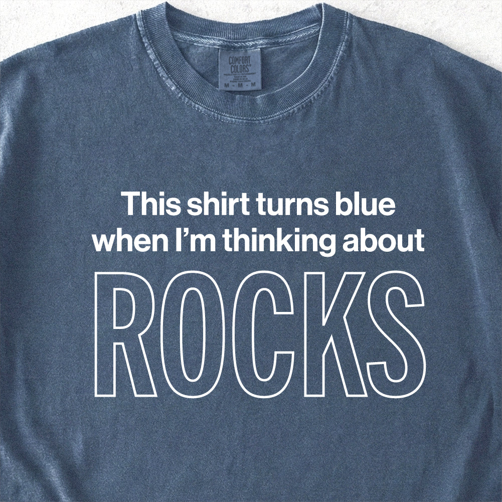 Thinking About Rocks Tshirt