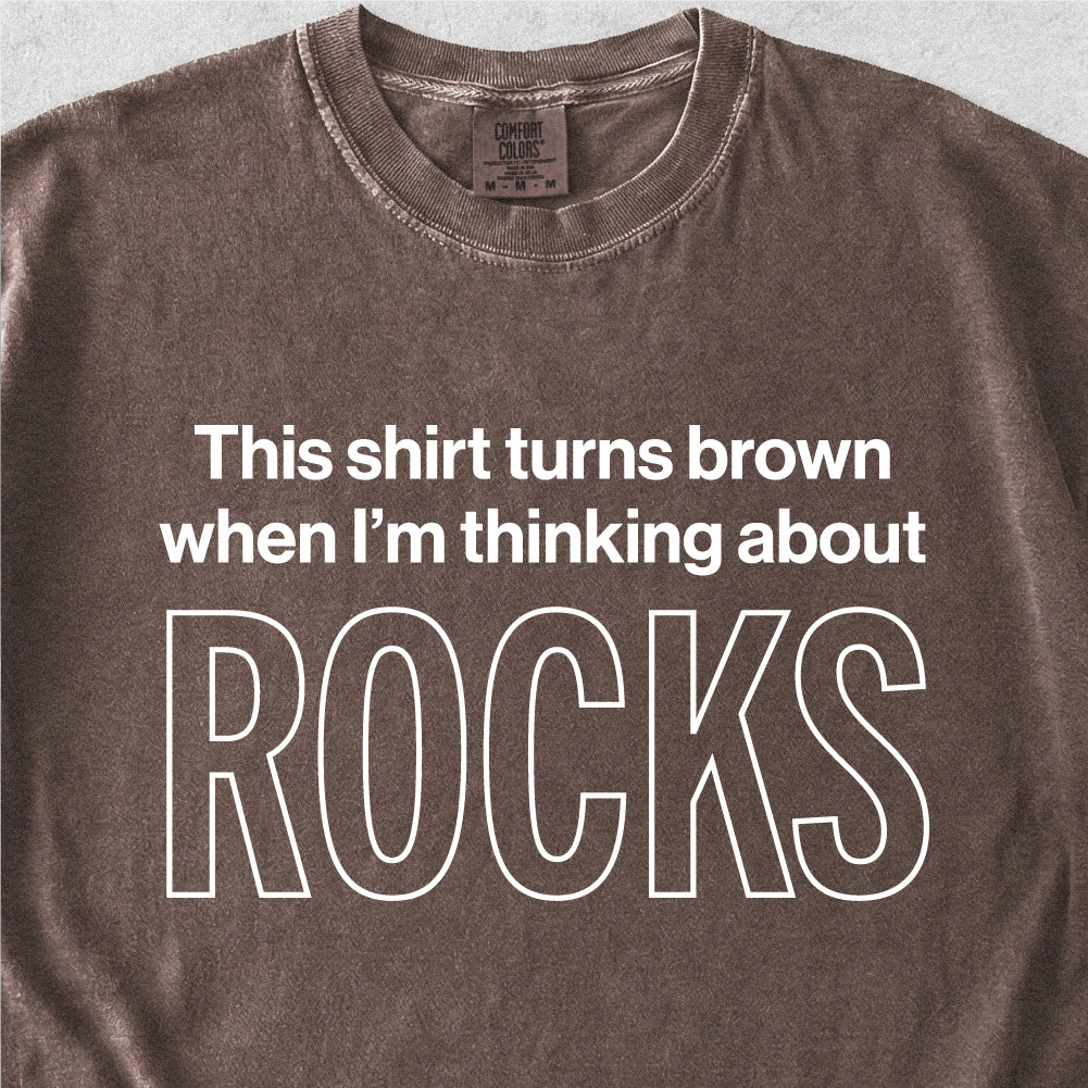 Thinking About Rocks Tshirt
