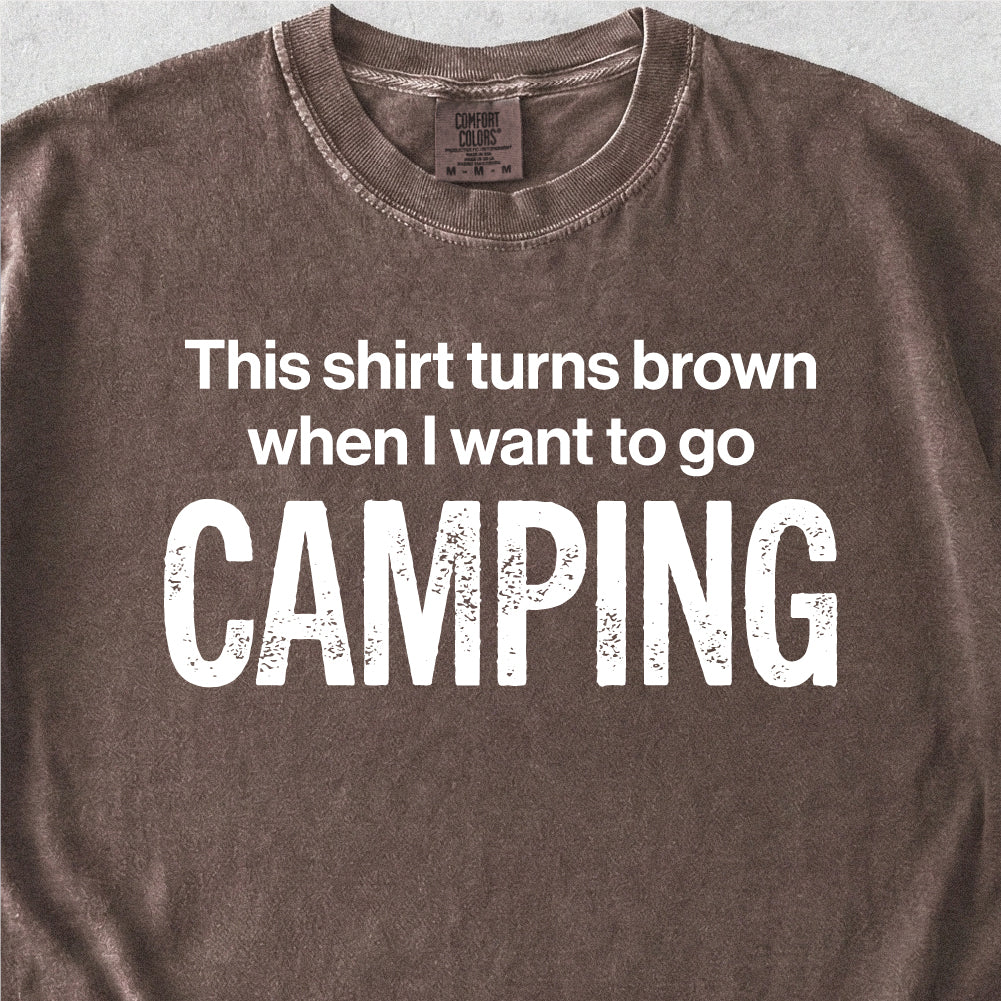 I Want To Go Fly Camping Tshirt