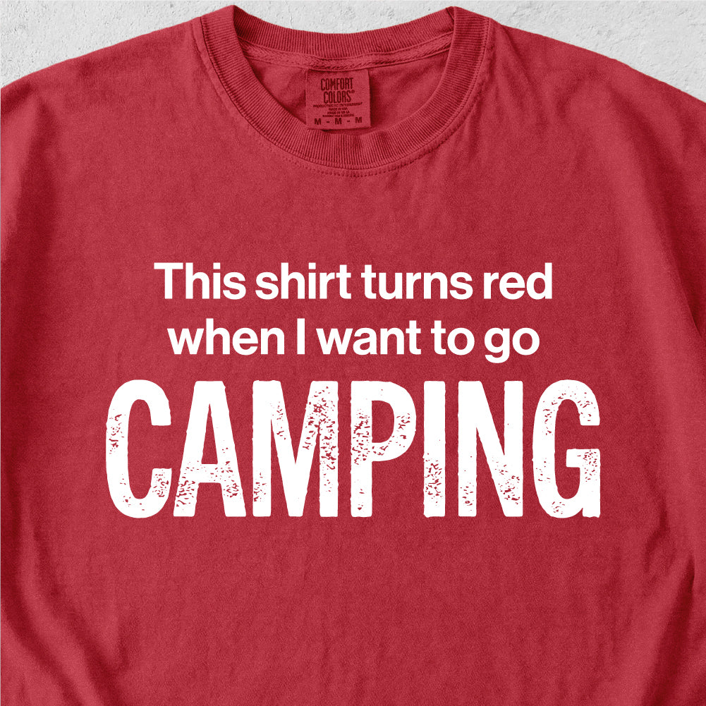 I Want To Go Fly Camping Tshirt