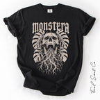 Monstera Skull Tshirt