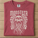 Monstera Skull Tshirt