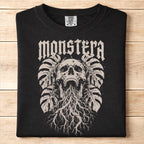 Monstera Skull Tshirt