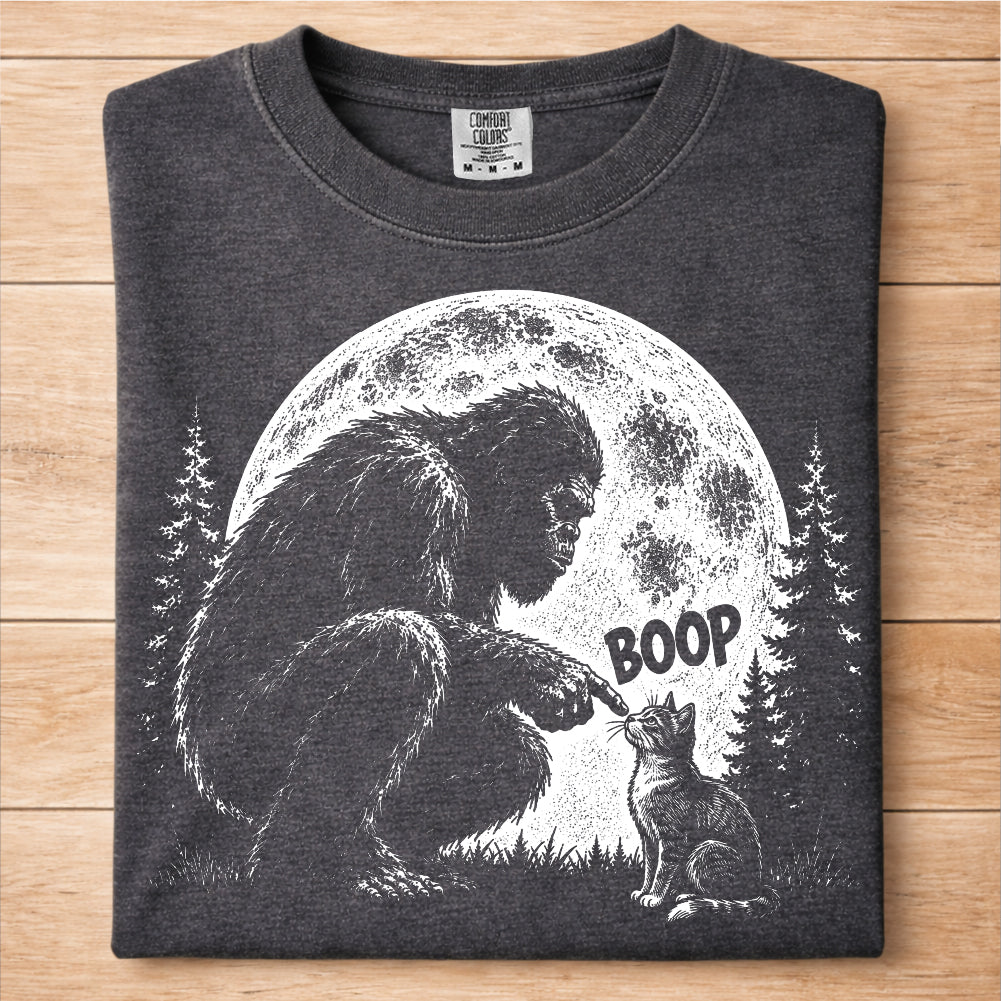 Bigfoot Cat Boop Tshirt