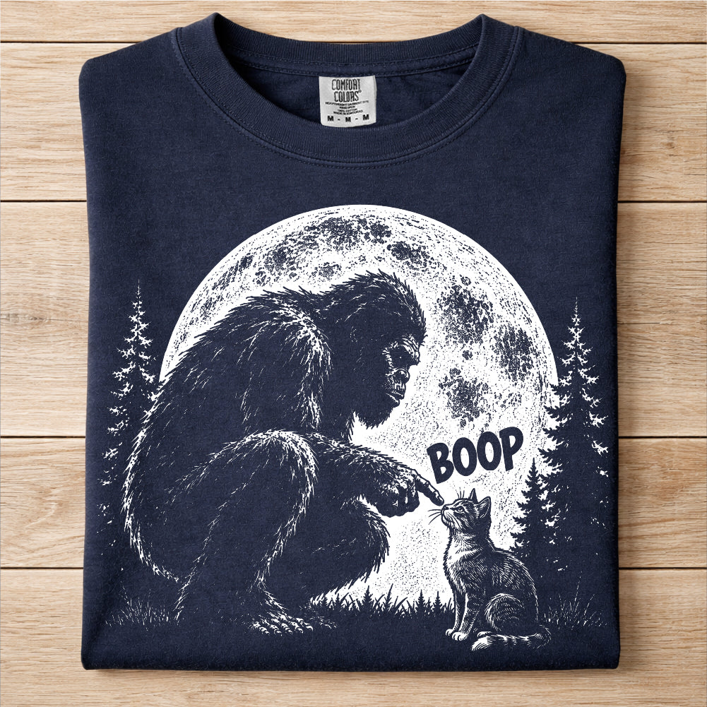 Bigfoot Cat Boop Tshirt