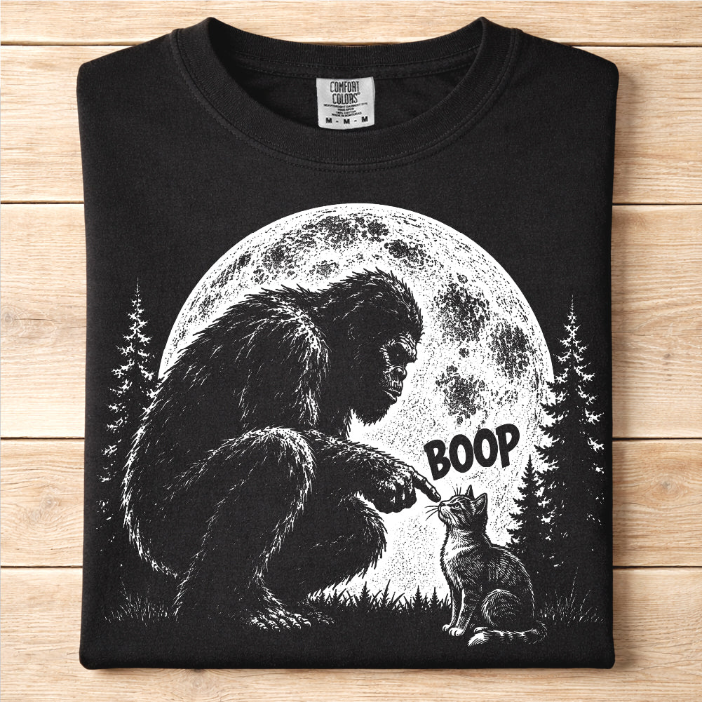 Bigfoot Cat Boop Tshirt