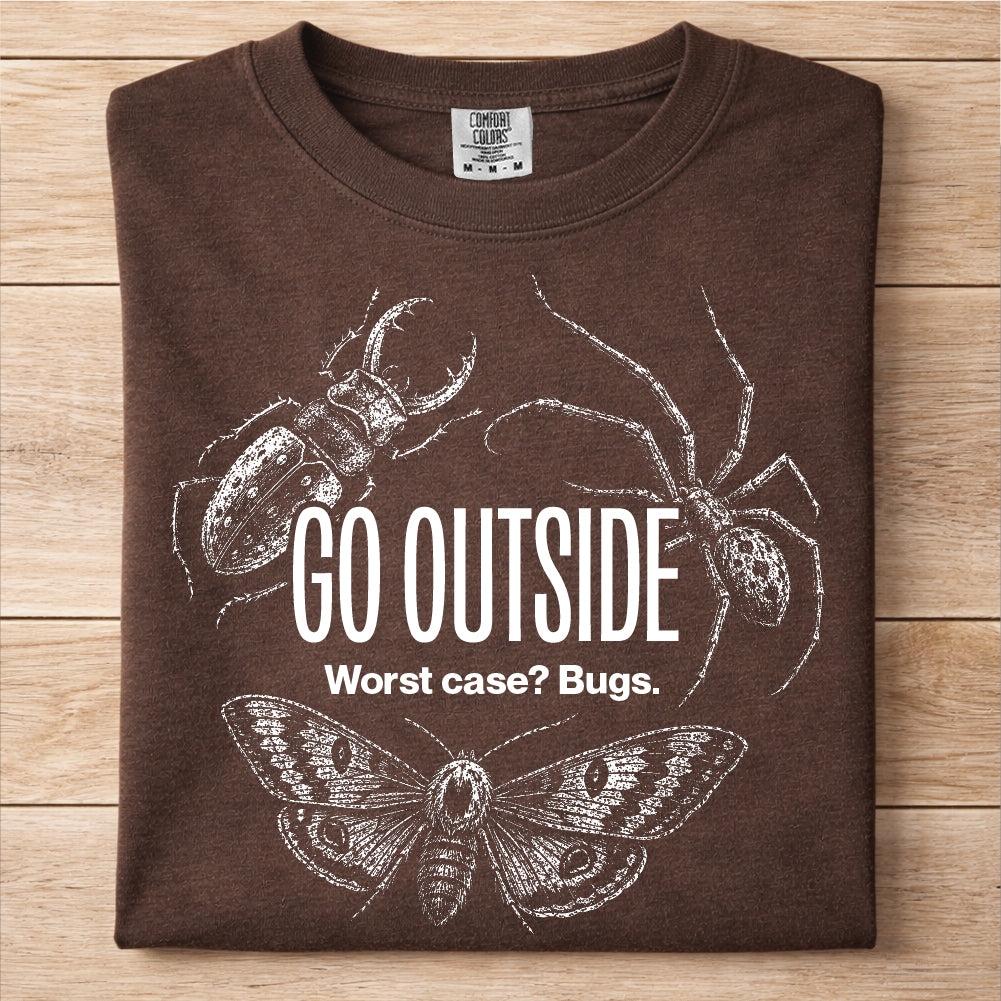 Go Outside Bug Tshirt