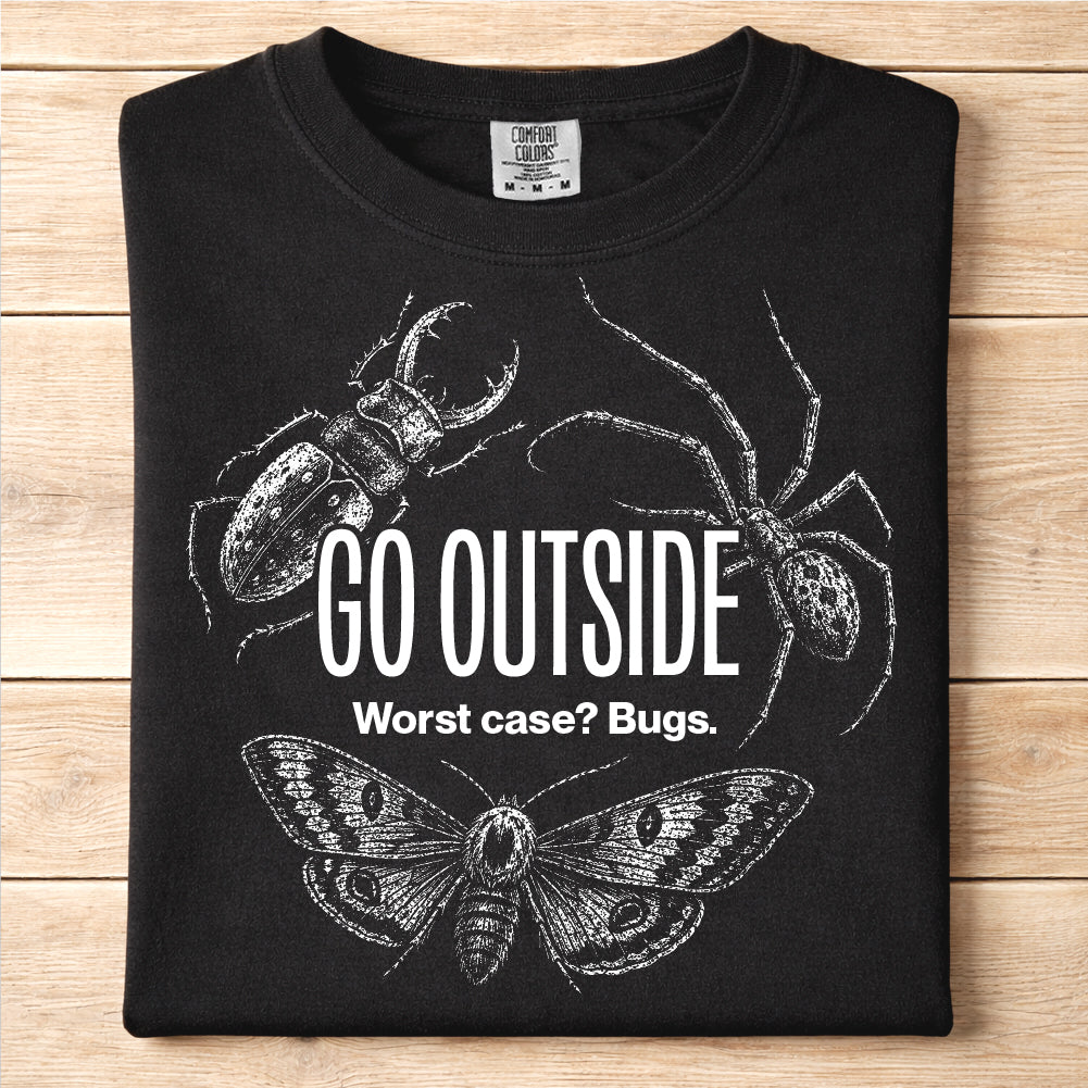 Go Outside Bug Tshirt