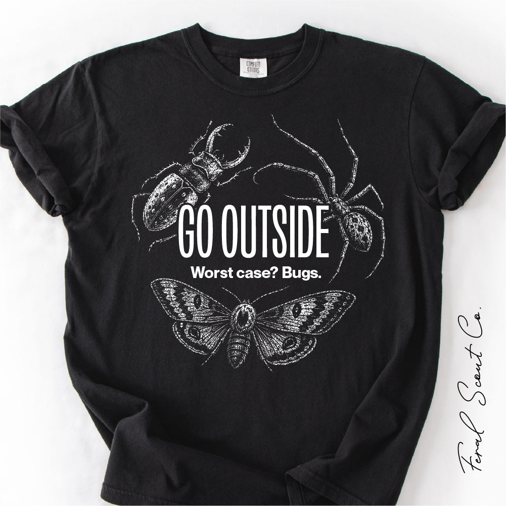 Go Outside Bug Tshirt