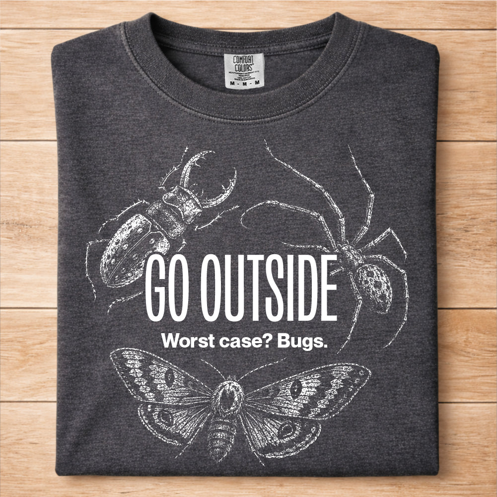 Go Outside Bug Tshirt