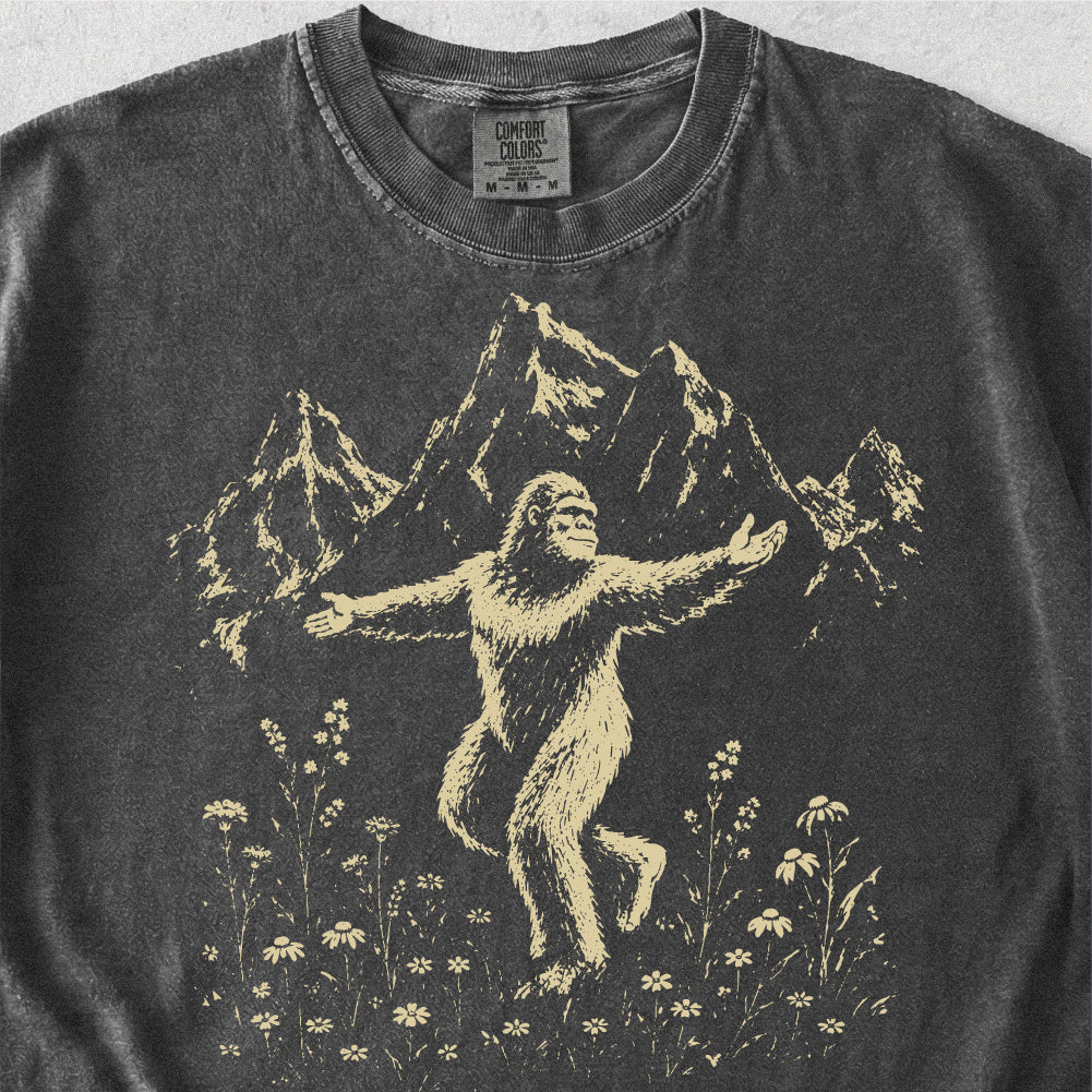 Bigfoot Wildflowers Tshirt