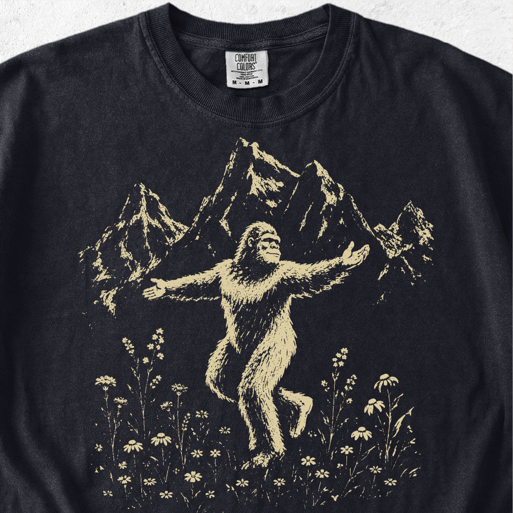 Bigfoot Wildflowers Tshirt