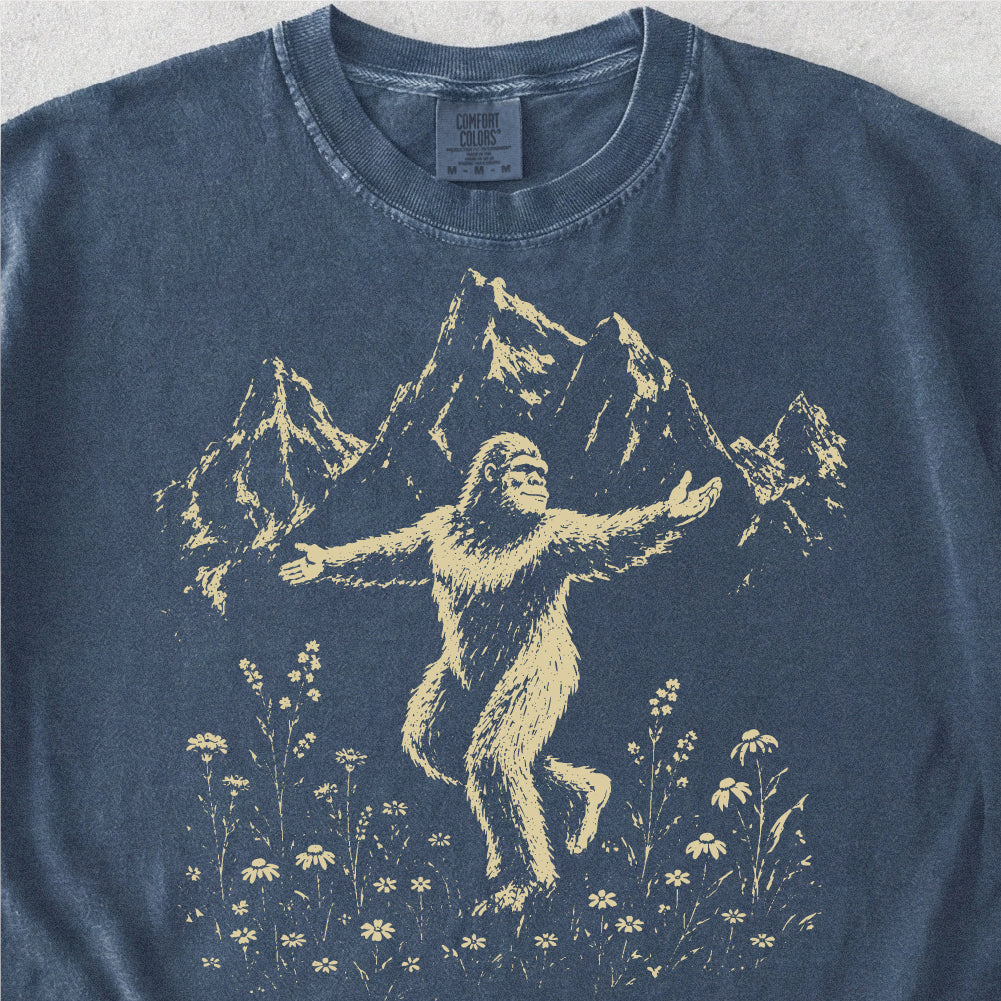Bigfoot Wildflowers Tshirt