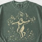 Bigfoot Wildflowers Tshirt