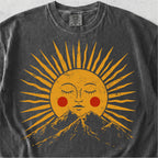Sun Face Over Mountains Tshirt