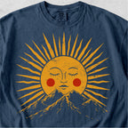 Sun Face Over Mountains Tshirt