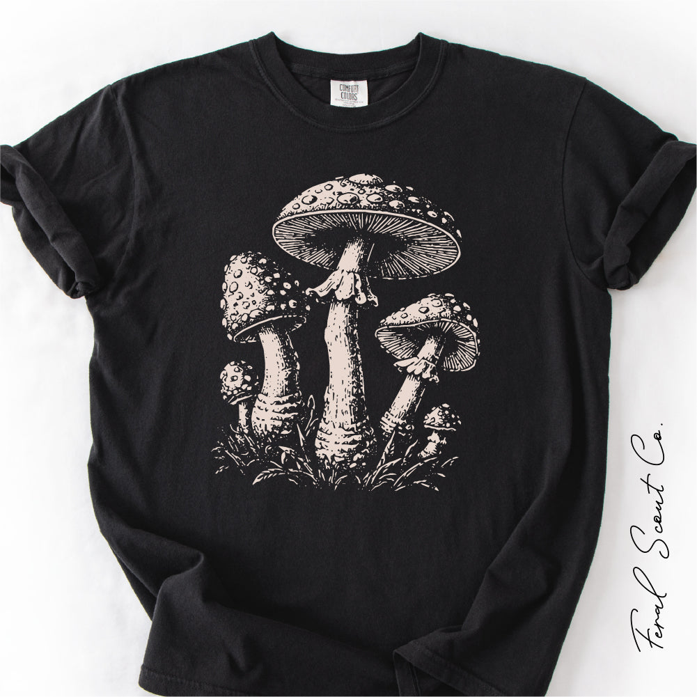 Vintage Mushroom Tshirt