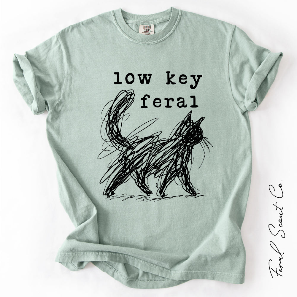 Low Key Feral Cat Tshirt