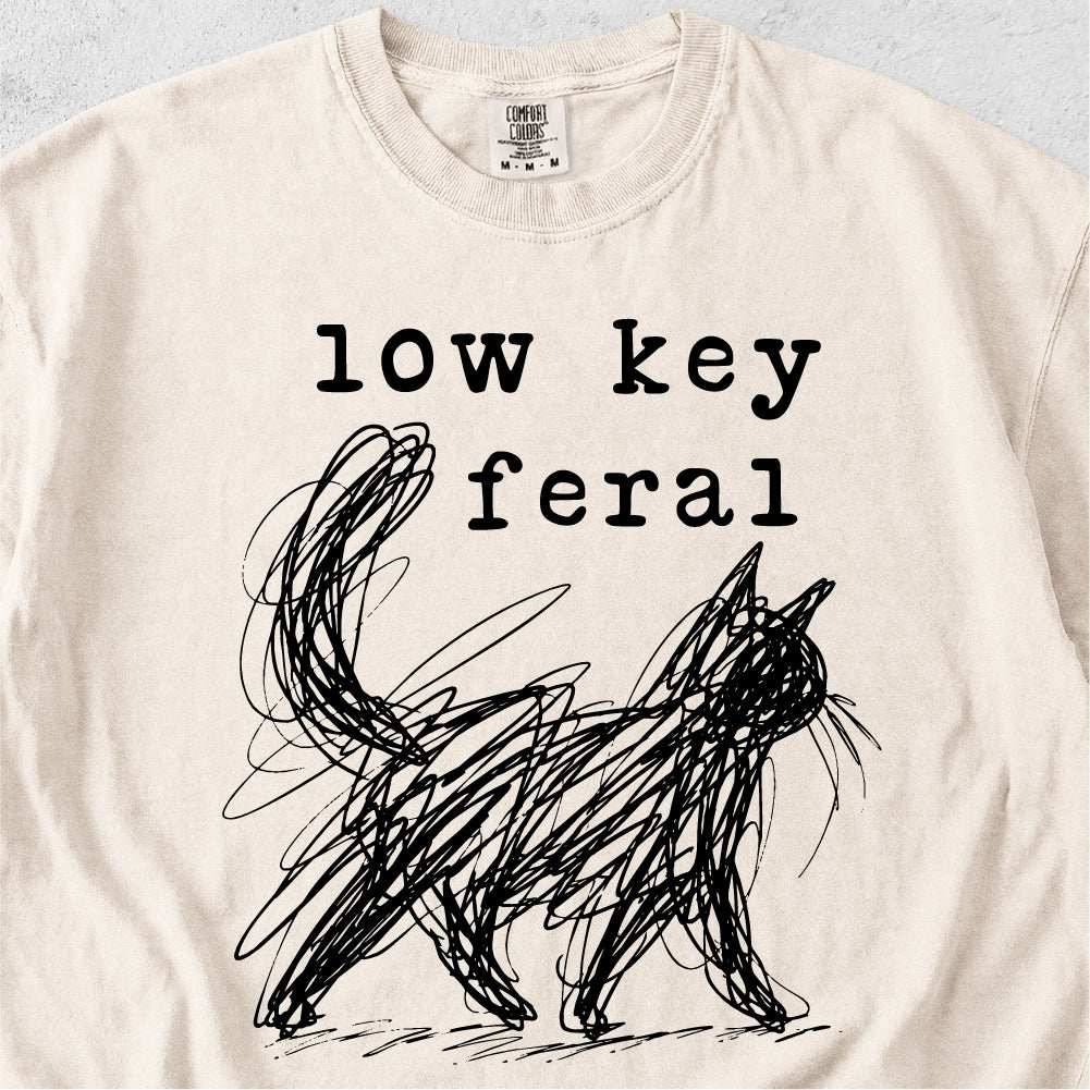 Low Key Feral Cat Tshirt